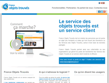 Tablet Screenshot of franceobjetstrouves.com